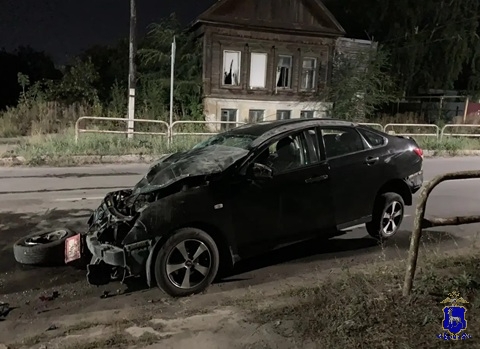 В Сызрани в ночной аварии с двумя иномарками пострадали пять человек