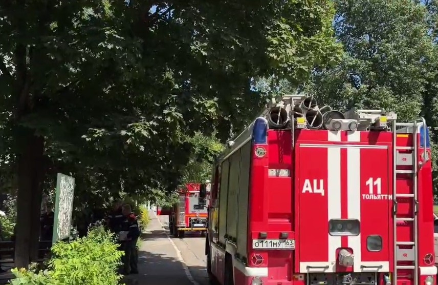 Женщину спасли во время пожара в Тольятти