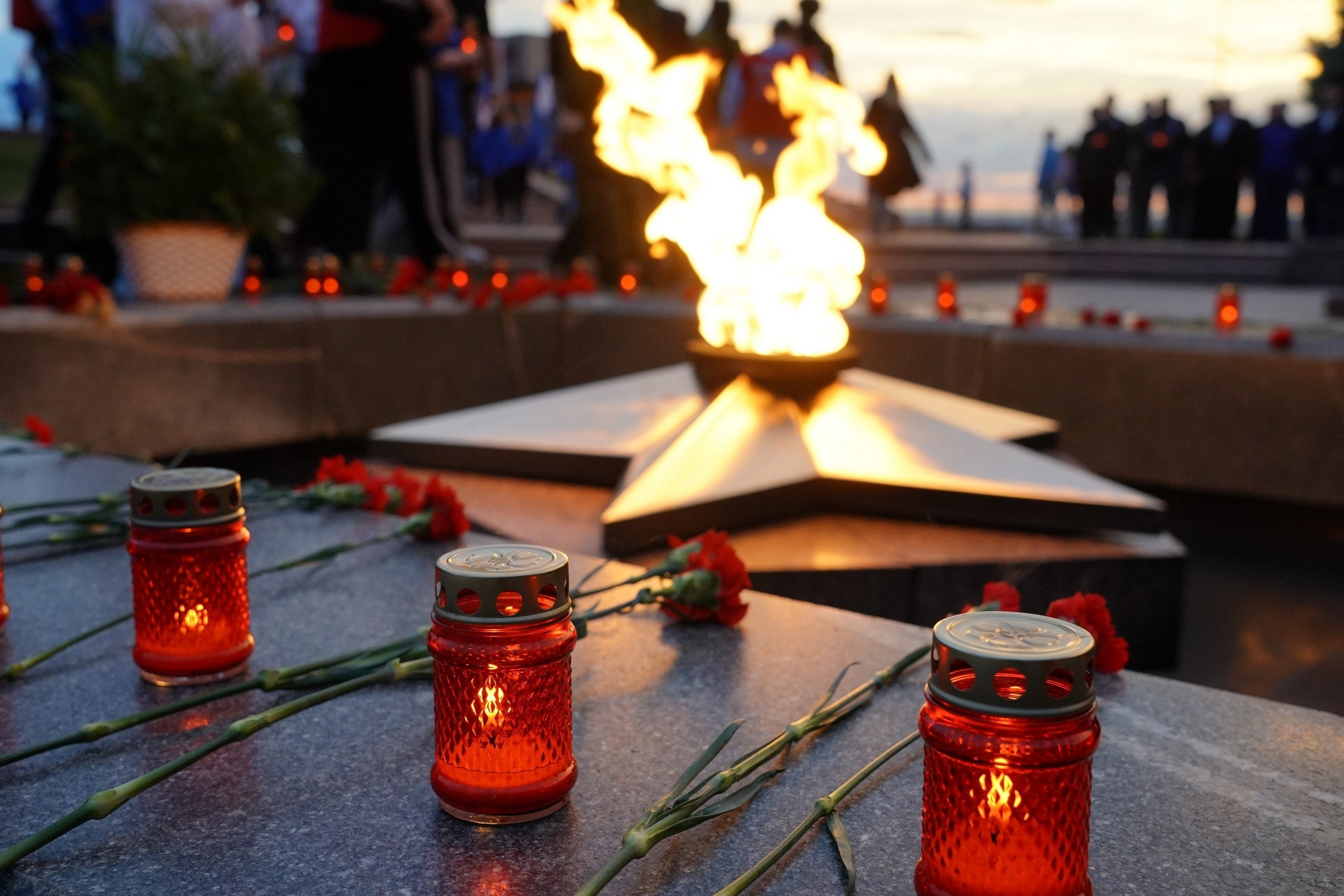 22 июня в Самаре зажгли свечи в память о 27 млн погибших в Великой Отечественной войне