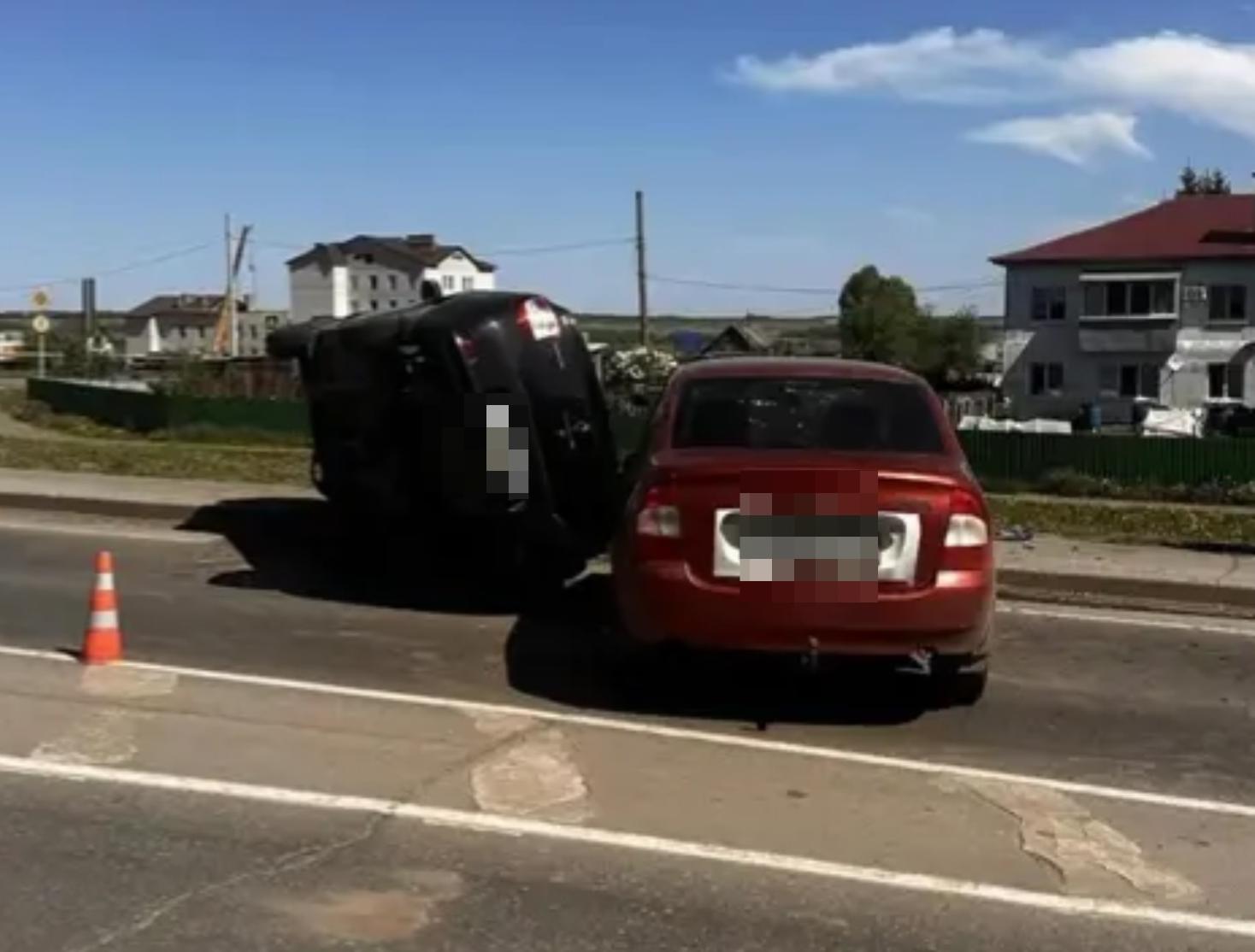 В Самаре "Гранта" въехала в спорткар