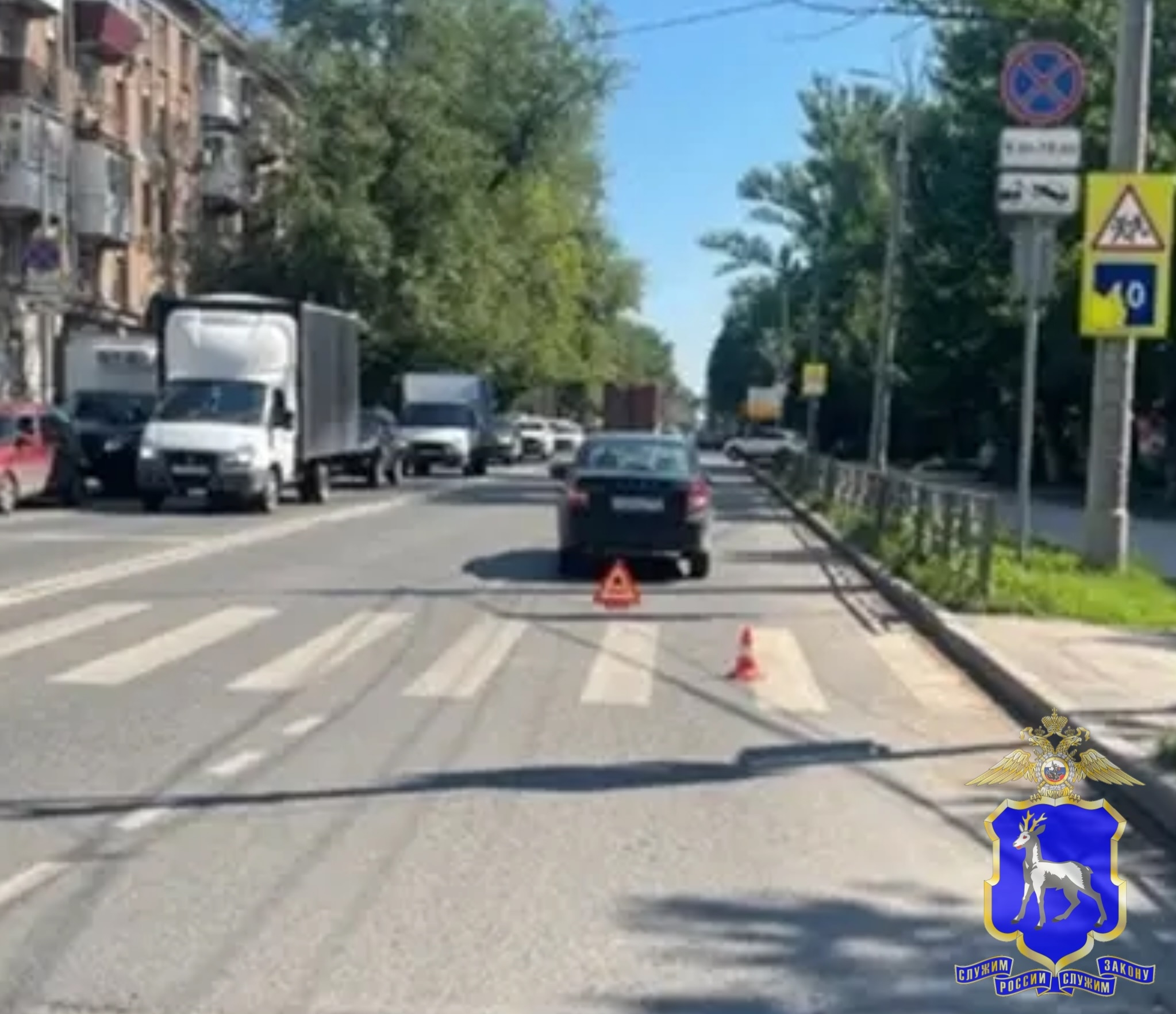 В Самаре 63-летний водитель на "Гранте" сбил двух пешеходов