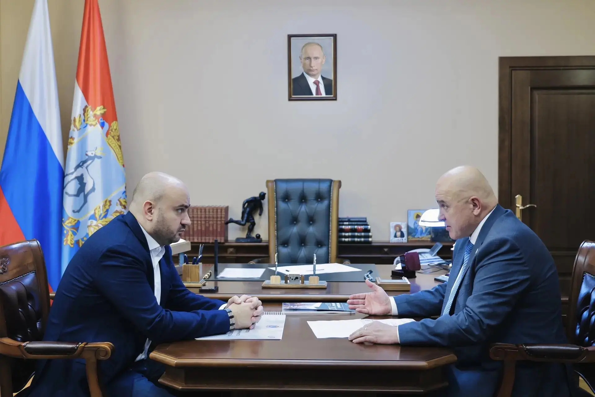 Вячеслав Федорищев встретился с Эдуардом Харченко