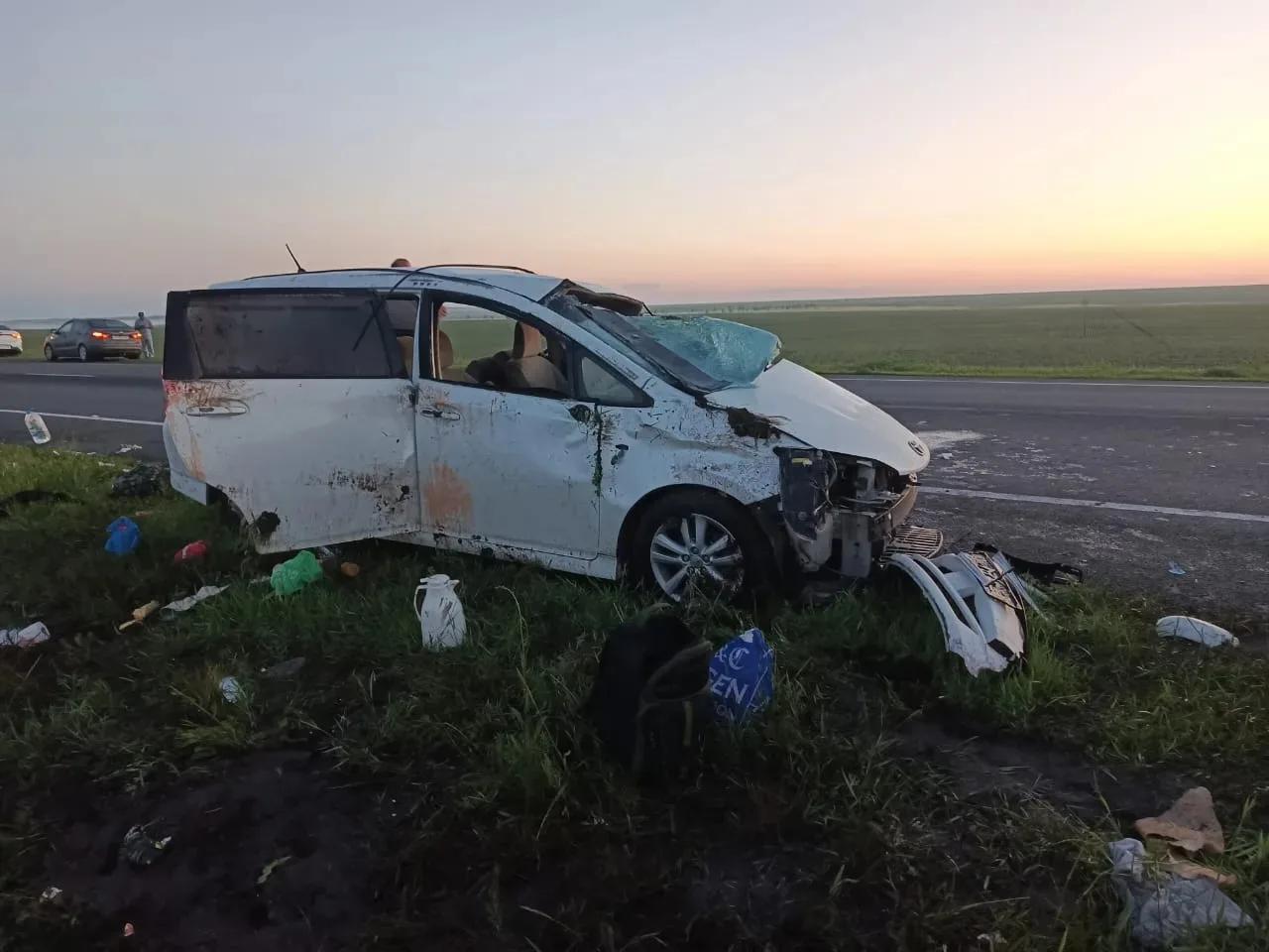 6 человек в больнице: Toyota столкнулась с фурой в Самарской области
