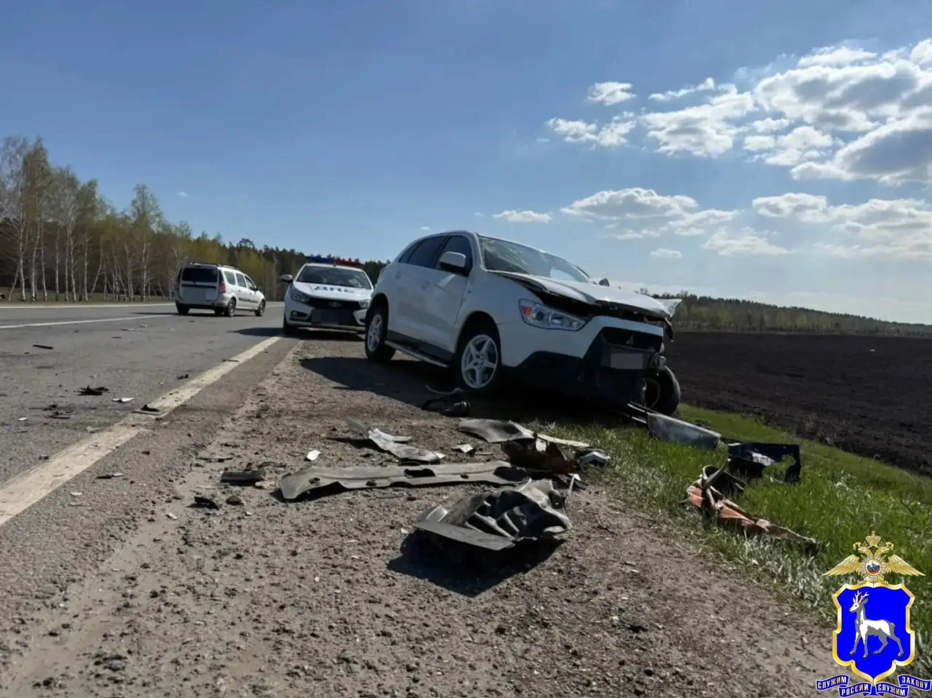 В массовом ДТП на трассе под Тольятти 16 апреля погиб водитель "Гранты"