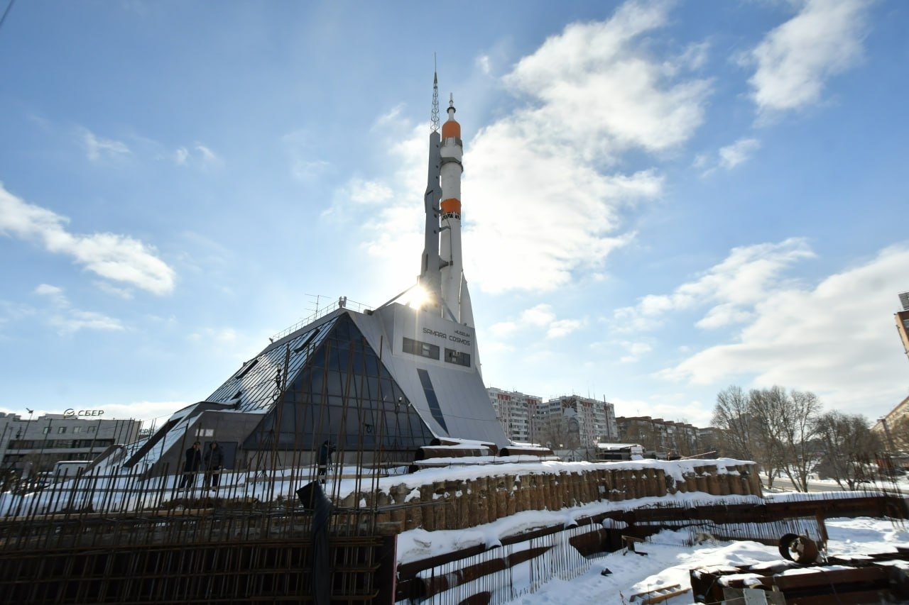 Строительство музейного комплекса "Самара Космическая" находится в активной фазе