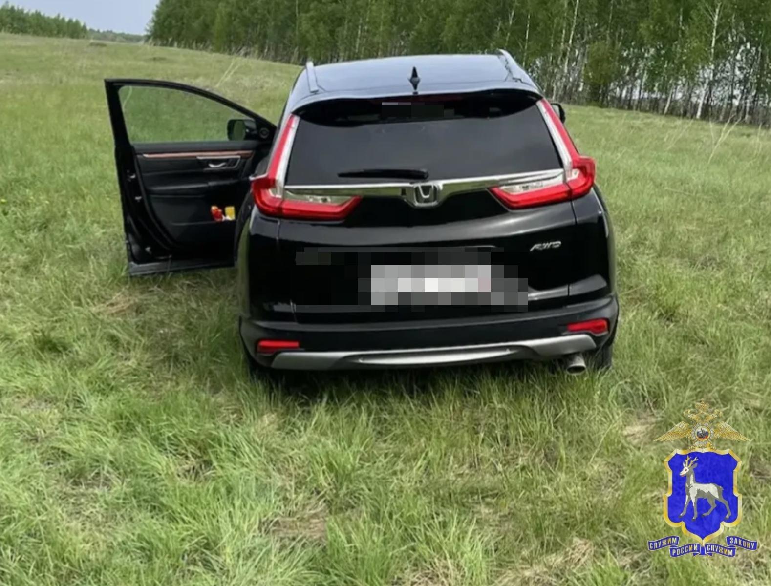 В Самарской области утром 14 мая Honda вылетела в кювет, водитель погиб