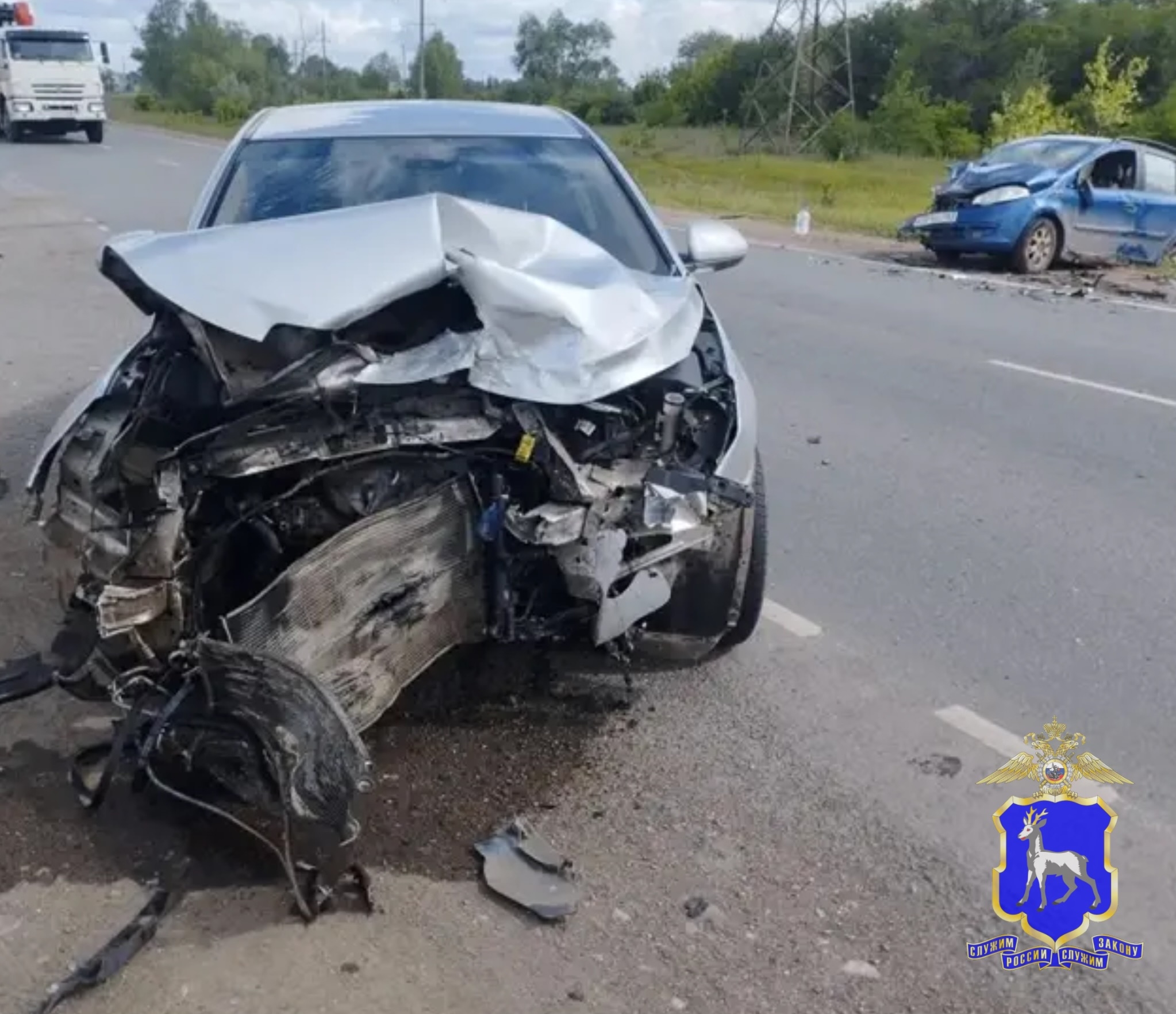 Шесть пострадавших: в Сызрани водитель "Приоры" при обгоне врезался в "Ниву"
