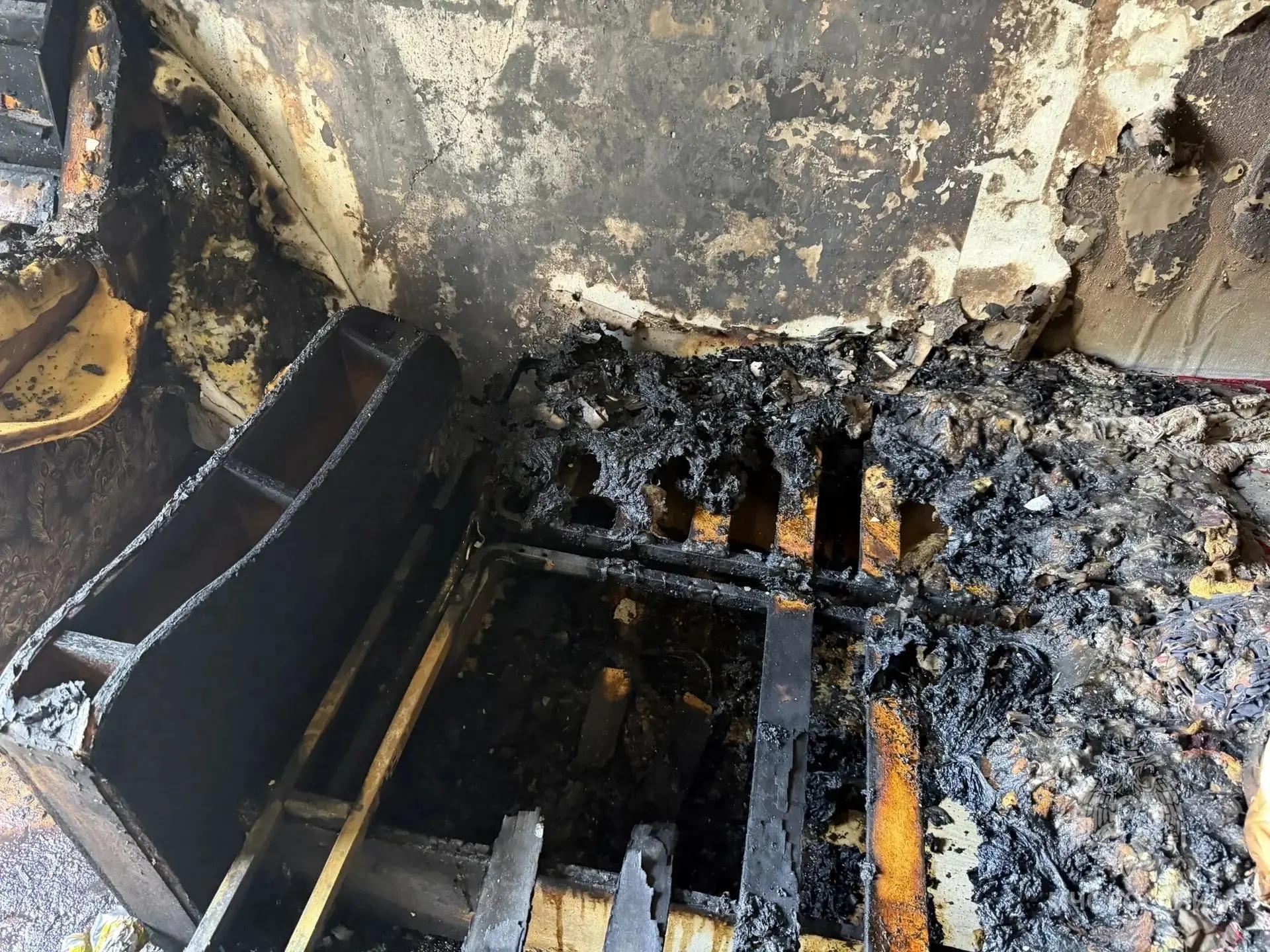 Женщину спасли во время пожара в Тольятти