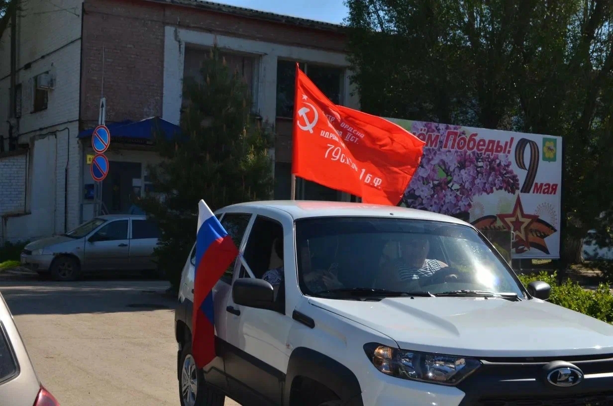 "Автопробег Бессмертного полка" стартовал в Пестравском районе 8 мая