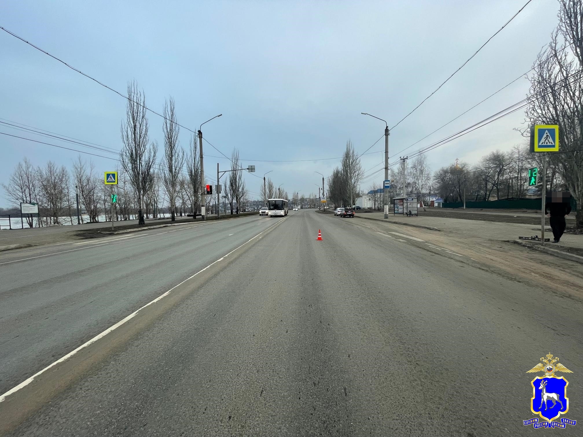 В Сызрани фургон сбил мужчину на пешеходном переходе и скрылся