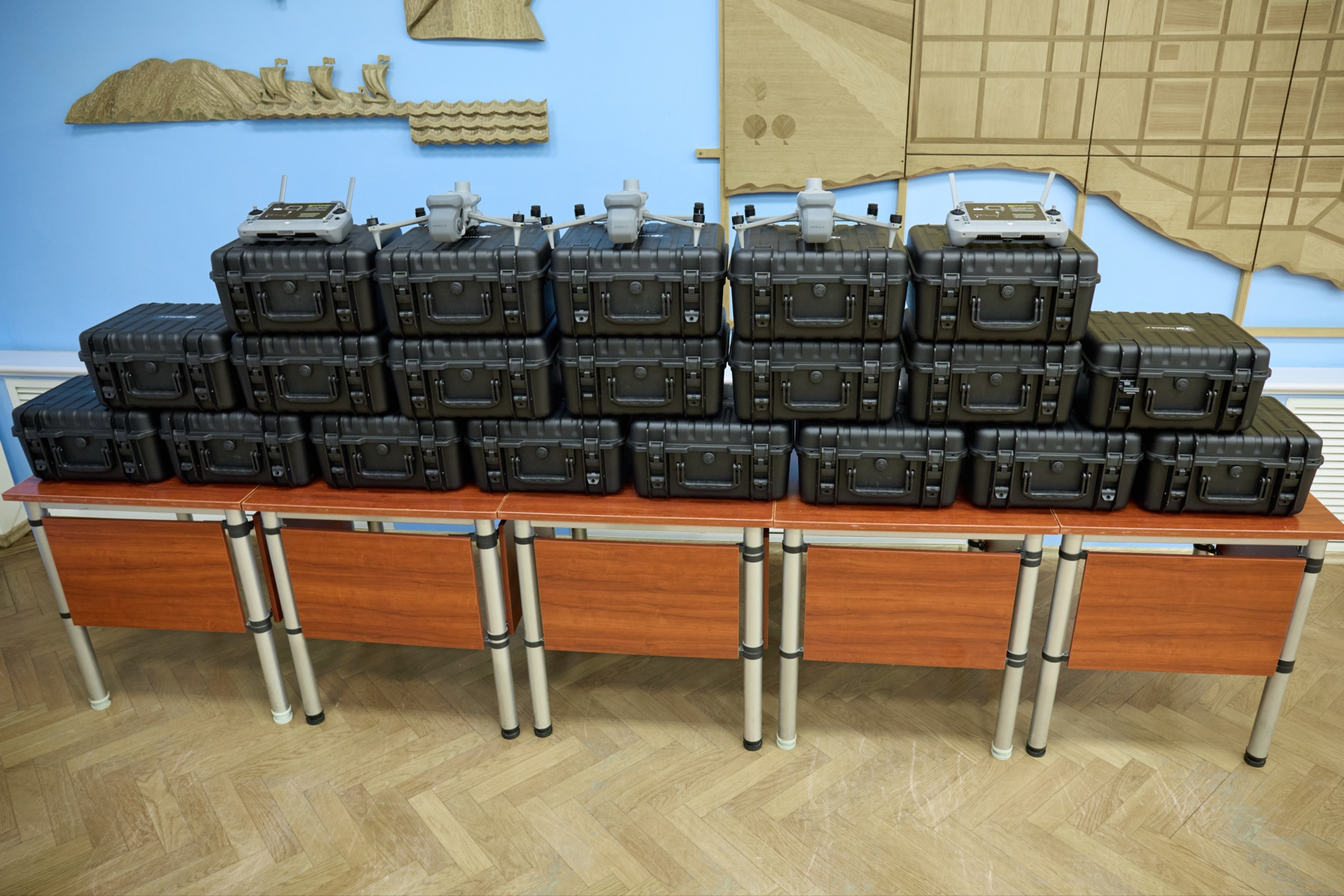 Самарские бойцы получили дроны для разведки
