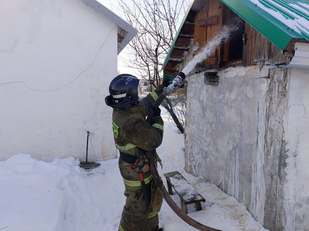 В Борском районе за выходные вспыхнуло два пожара