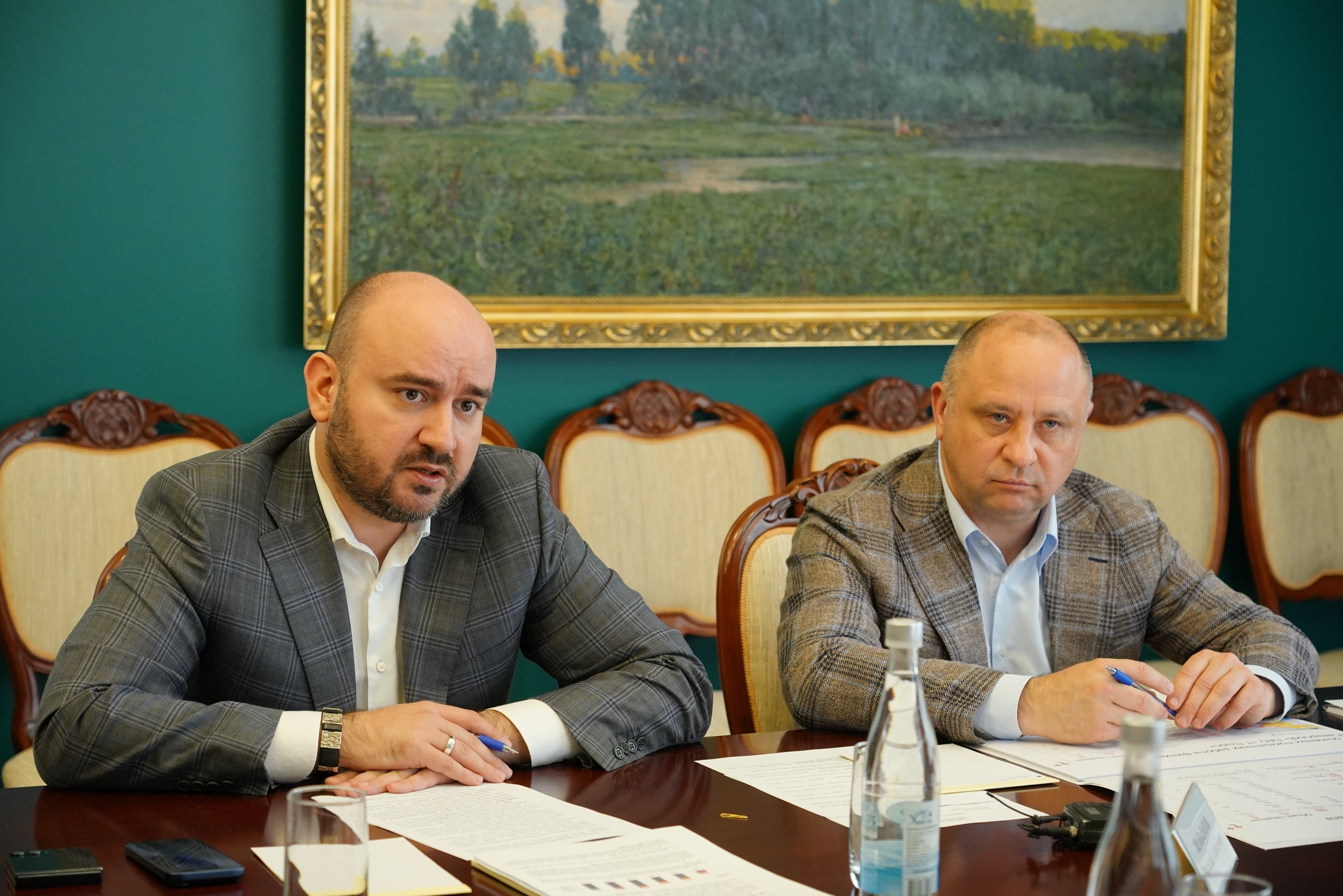Губернатор Вячеслав Федорищев и гендиректор "Т Плюс" Павел Сниккарс провели рабочую встречу