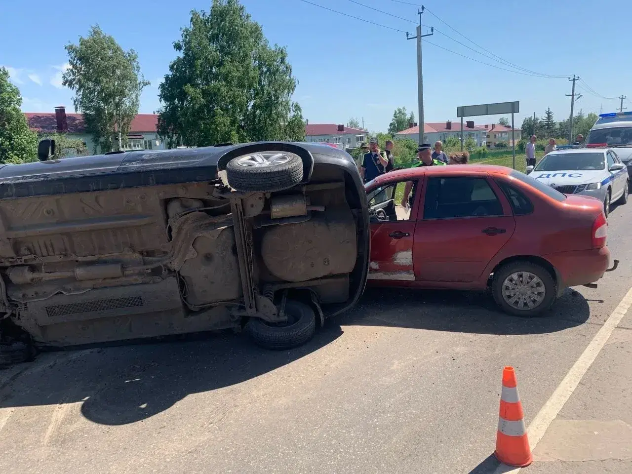 В Самарской области 17 мая 2 человека попали в больницу после ДТП на трассе