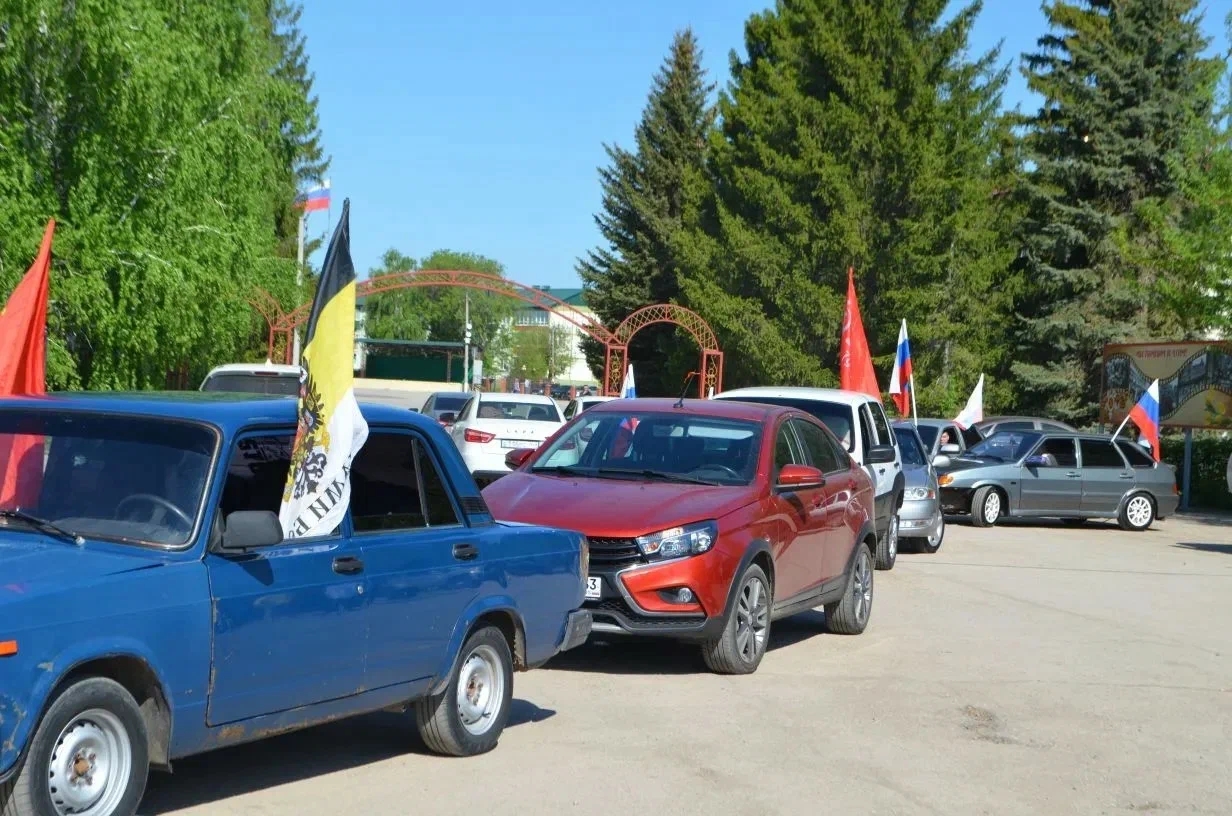 "Автопробег Бессмертного полка" стартовал в Пестравском районе 8 мая