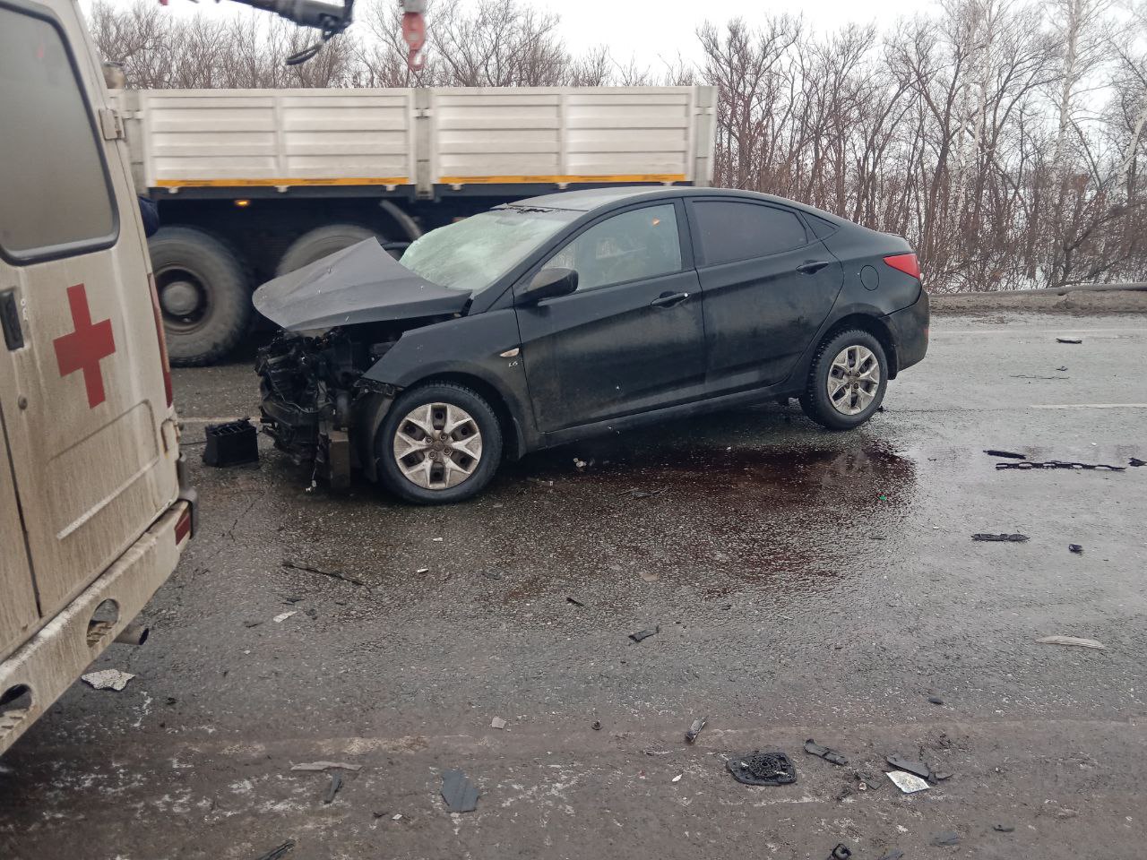 22 декабря в ДТП под Самарой погиб человек