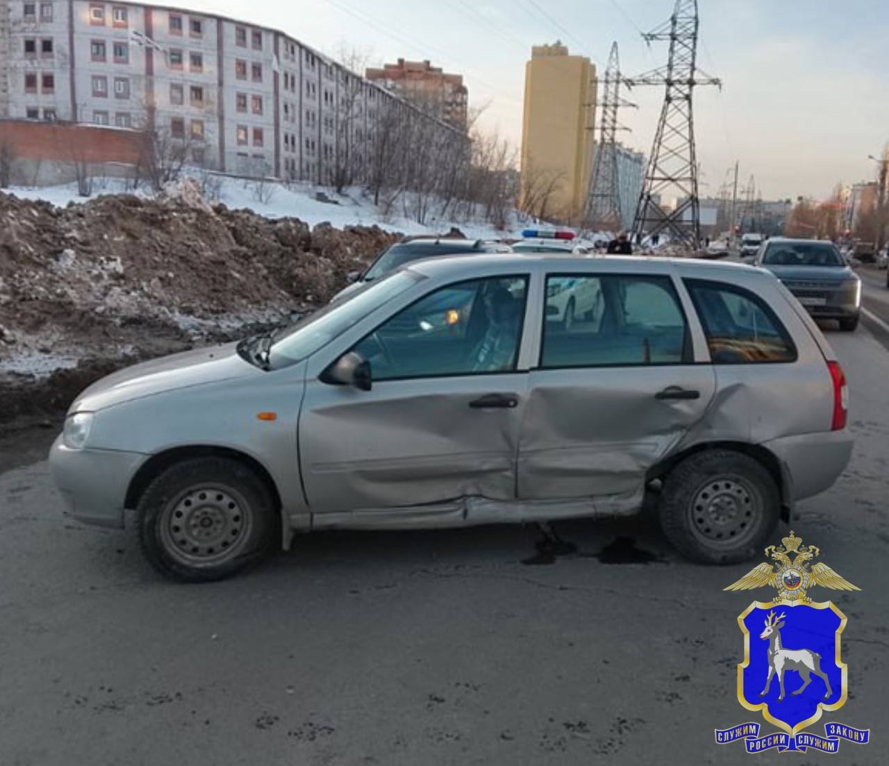 В Тольятти 77-летний водитель на "Калине" при развороте врезался в "двенадцатую"