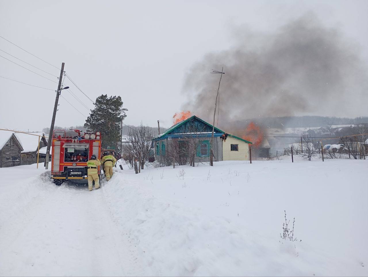 В Самарской области 13 февраля в пожаре погиб мужчина