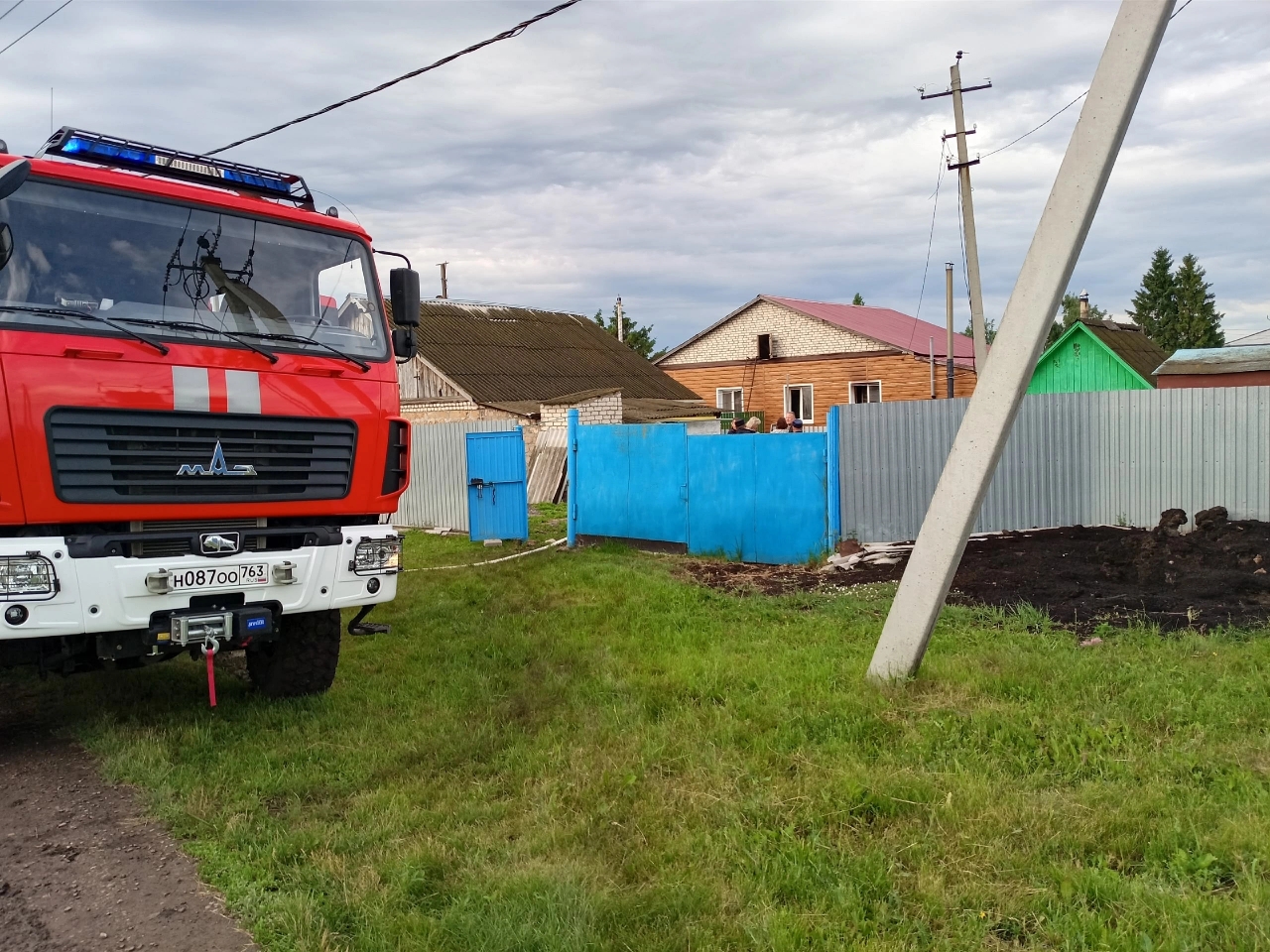Человек погиб при пожаре на станции "Погрузная"