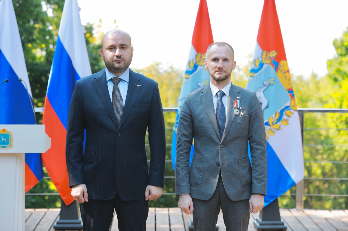 Вячеслав Федорищев впервые вручил знак "За вклад в развитие Самарской области" выдающимся жителям
