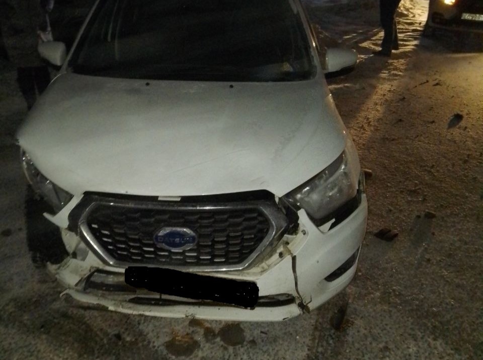 В Шигонах столкнулись "девятка" и Datsun