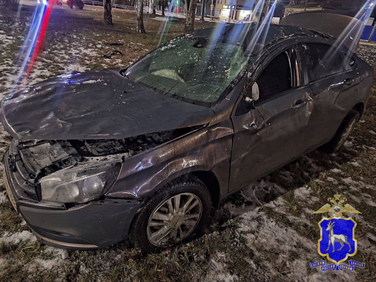 В Отрадном из-за столкновения двух легковушек пострадала женщина