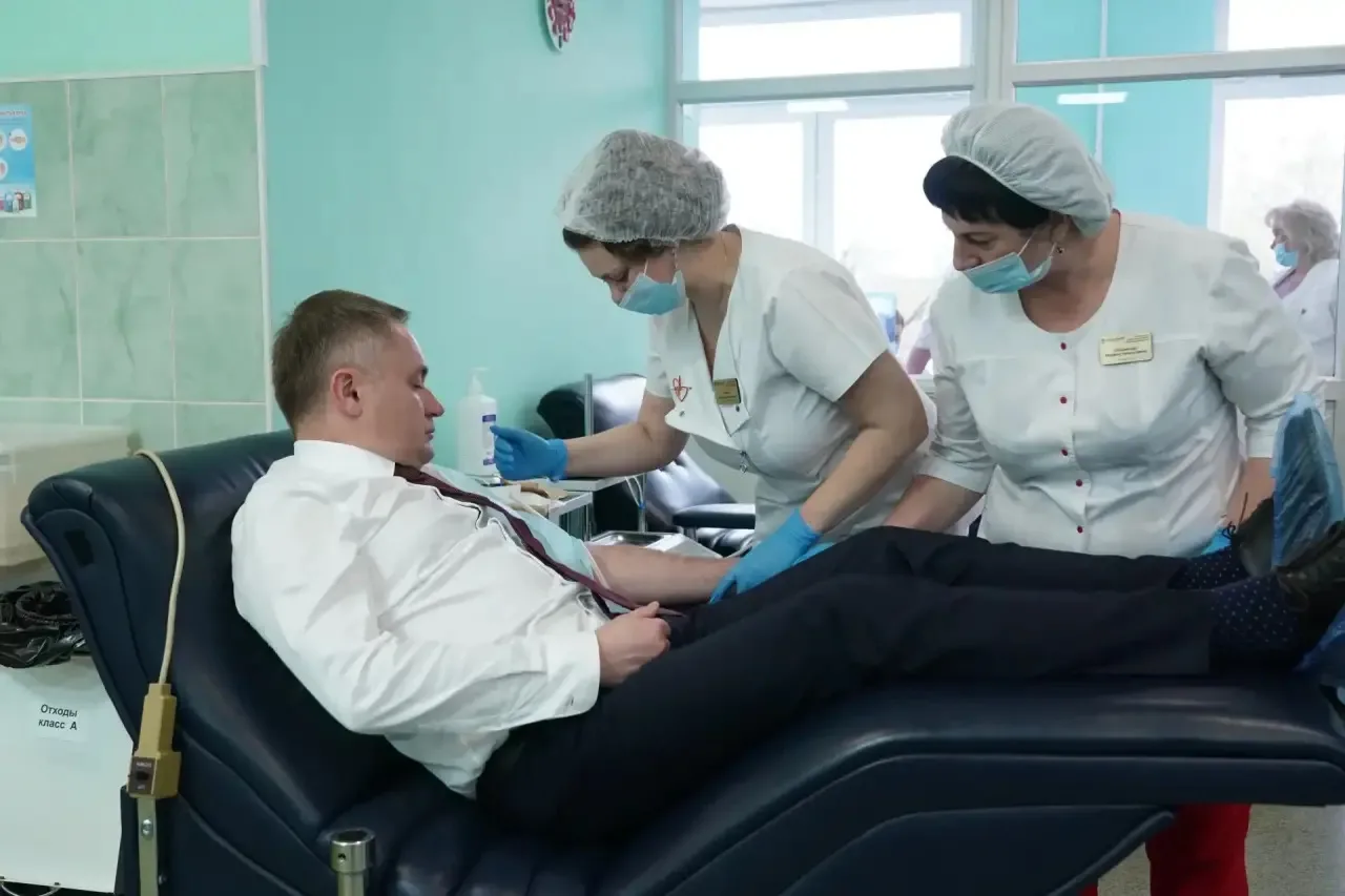 Более чем на 200 литров пополнился банк крови в Национальный день донора