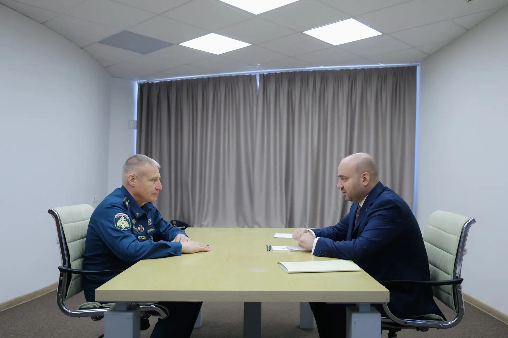 Вячеслав Федорищев и Анатолий Супруновский обсудили сотрудничество по обеспечению безопасности жителей и предотвращению ЧС