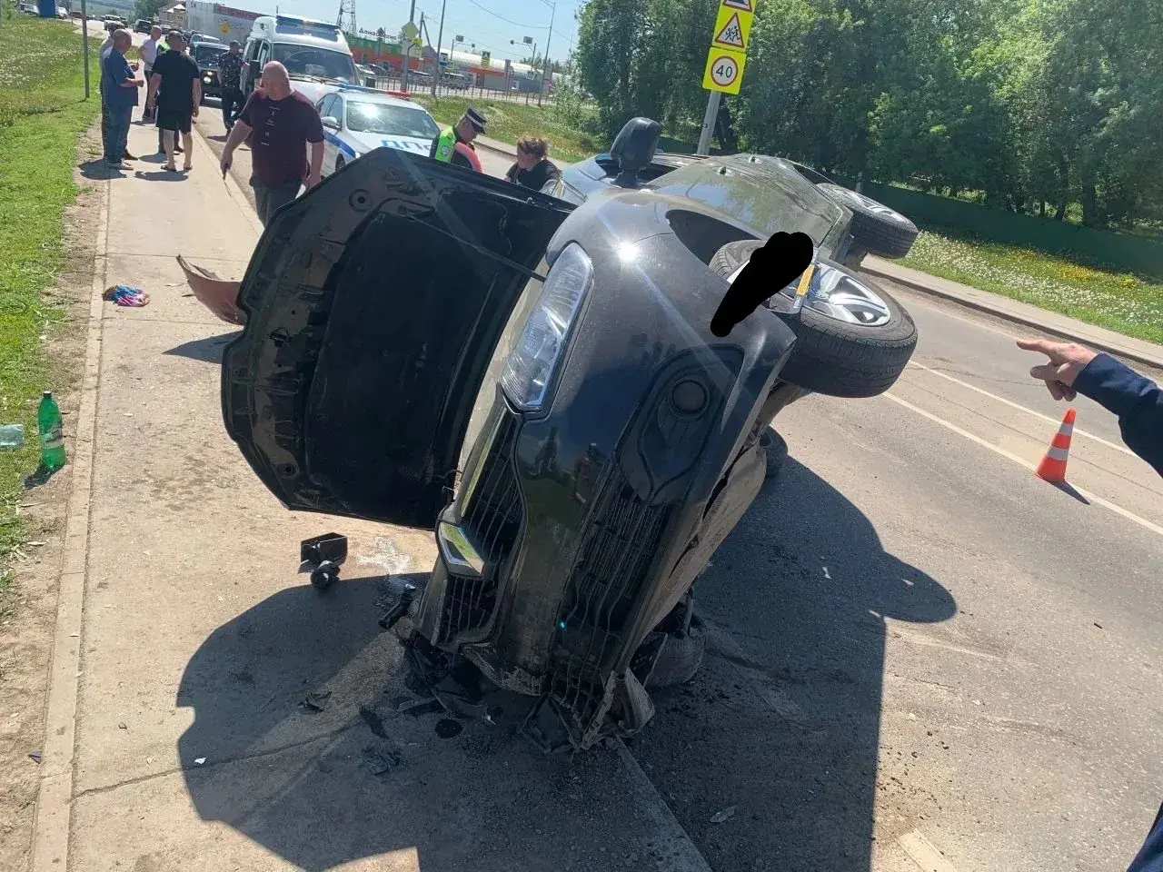 В Самарской области 17 мая 2 человека попали в больницу после ДТП на трассе