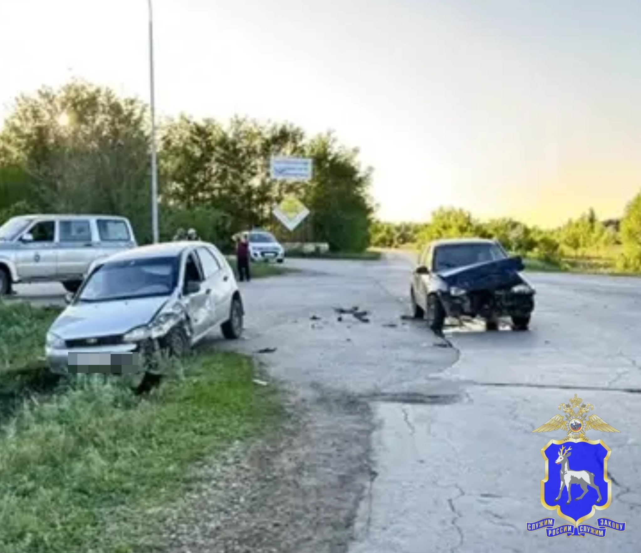 57-летний мужчина на "Лексусе" врезался в автобус на трассе в Самарской области