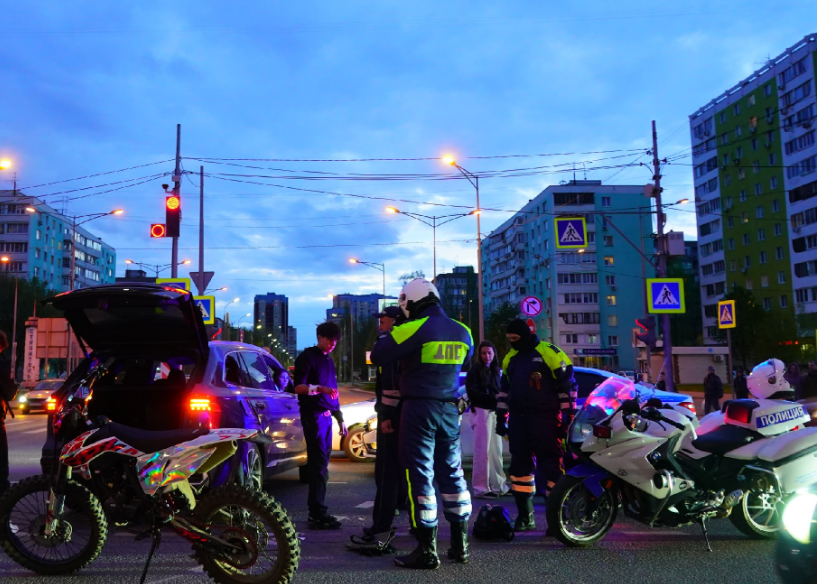 В Самаре двое подростков на мотоцикле пострадали после столкновения с иномаркой