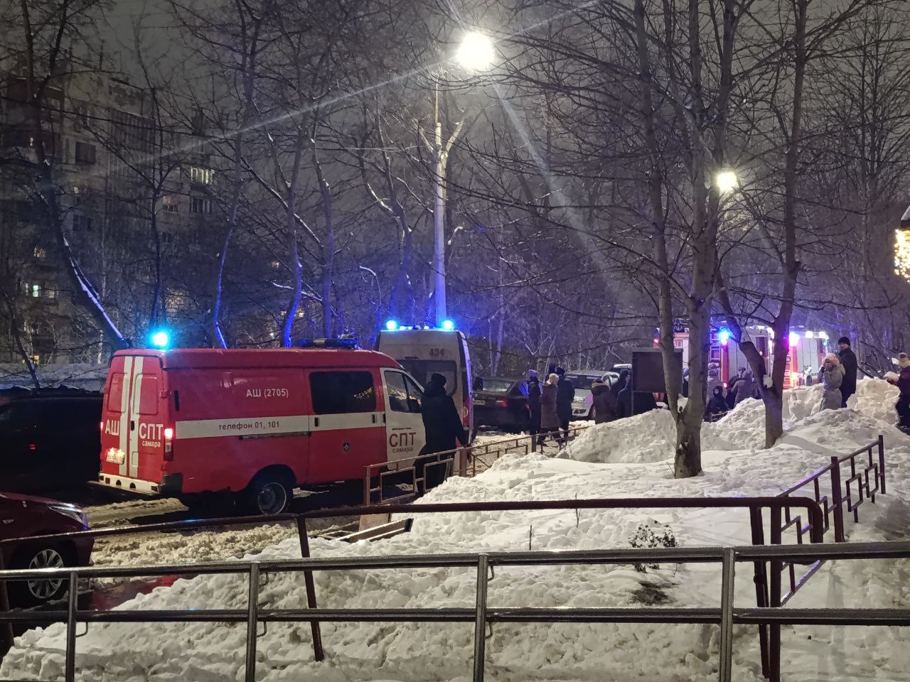 В Самаре 2 марта в квартире на улице Шверника вспыхнул пожар