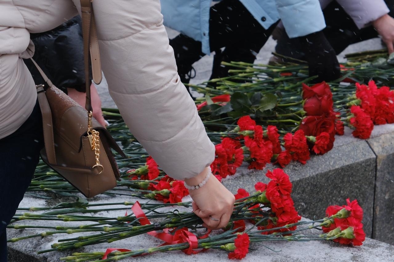 В Самаре почтили память участников СВО, погибших в Макеевке