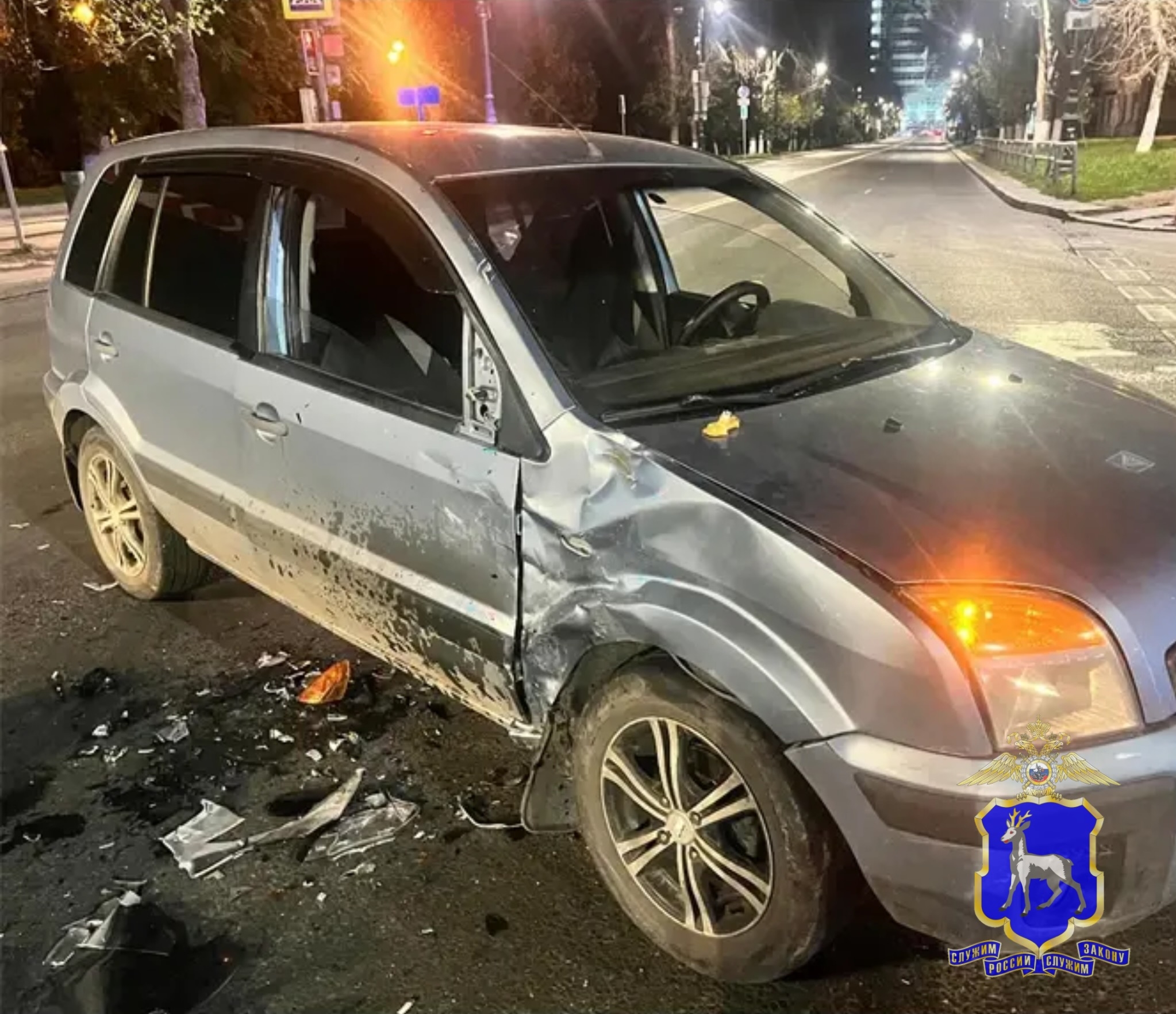На трассе в Самарской области автобус выехал на встречку и врезался в иномарку