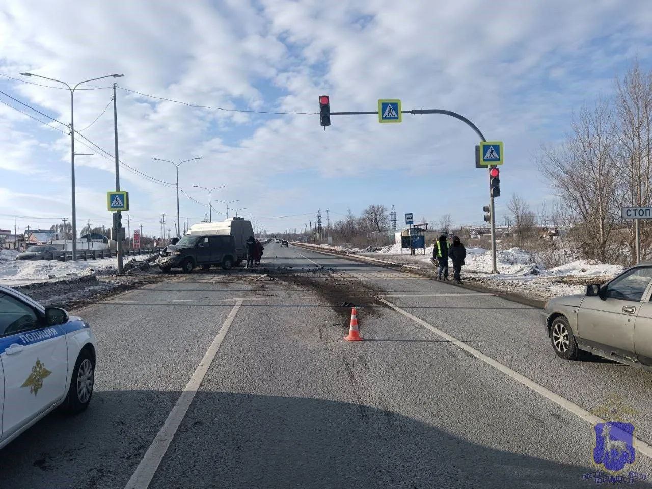 На трассе в Самарской области в ДТП пострадали двое мужчин 