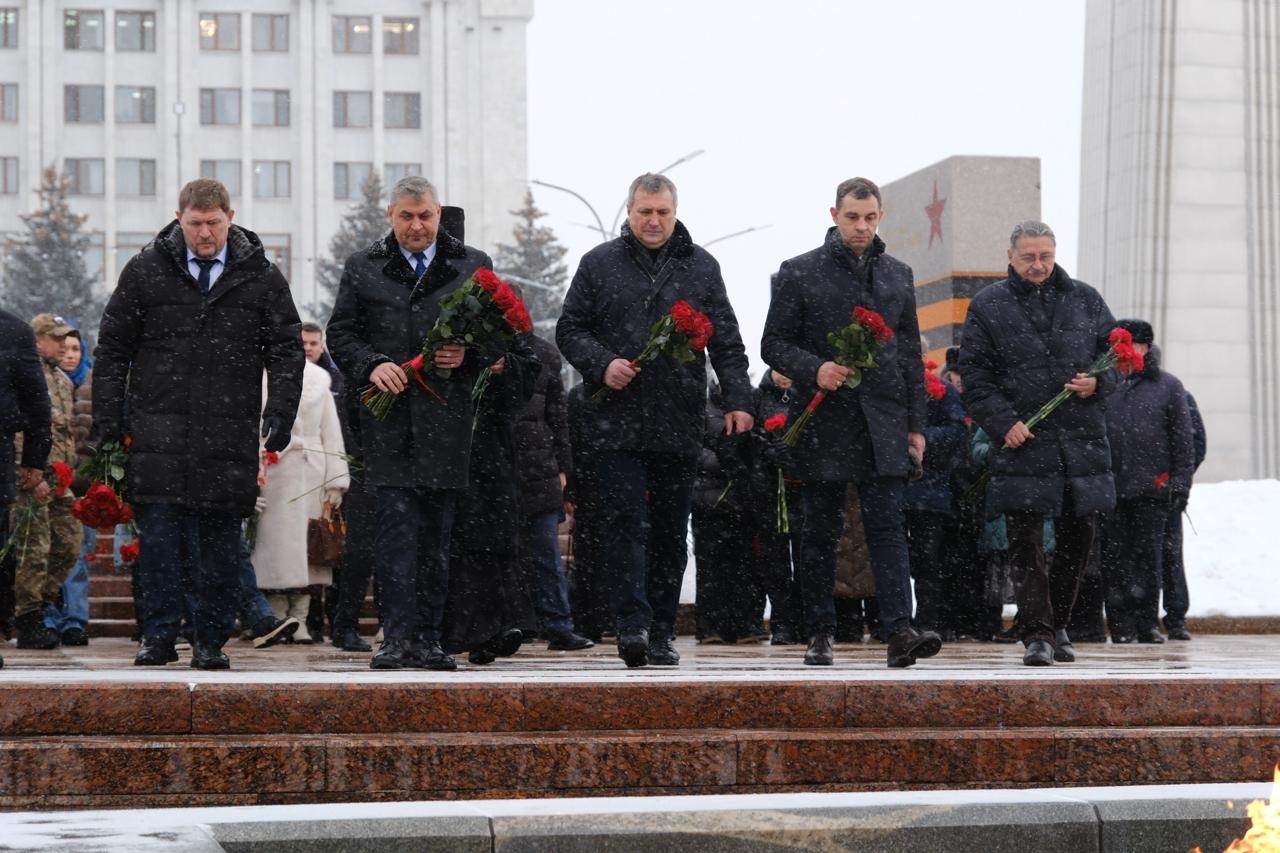 В Самаре почтили память участников СВО, погибших в Макеевке