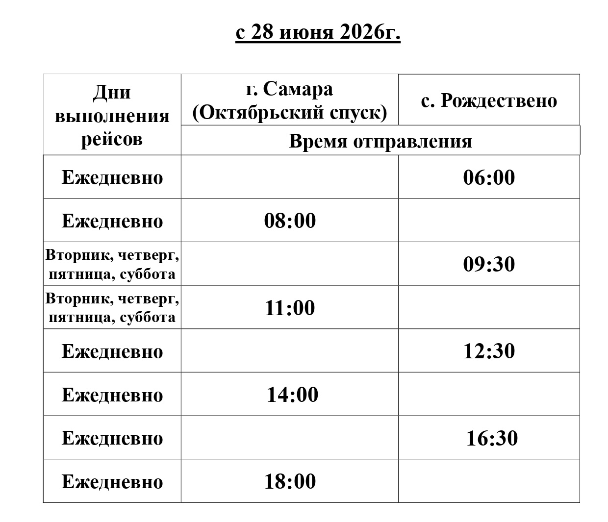 С 28 июня изменится расписание на грузовой переправе из Самары до Рождествено