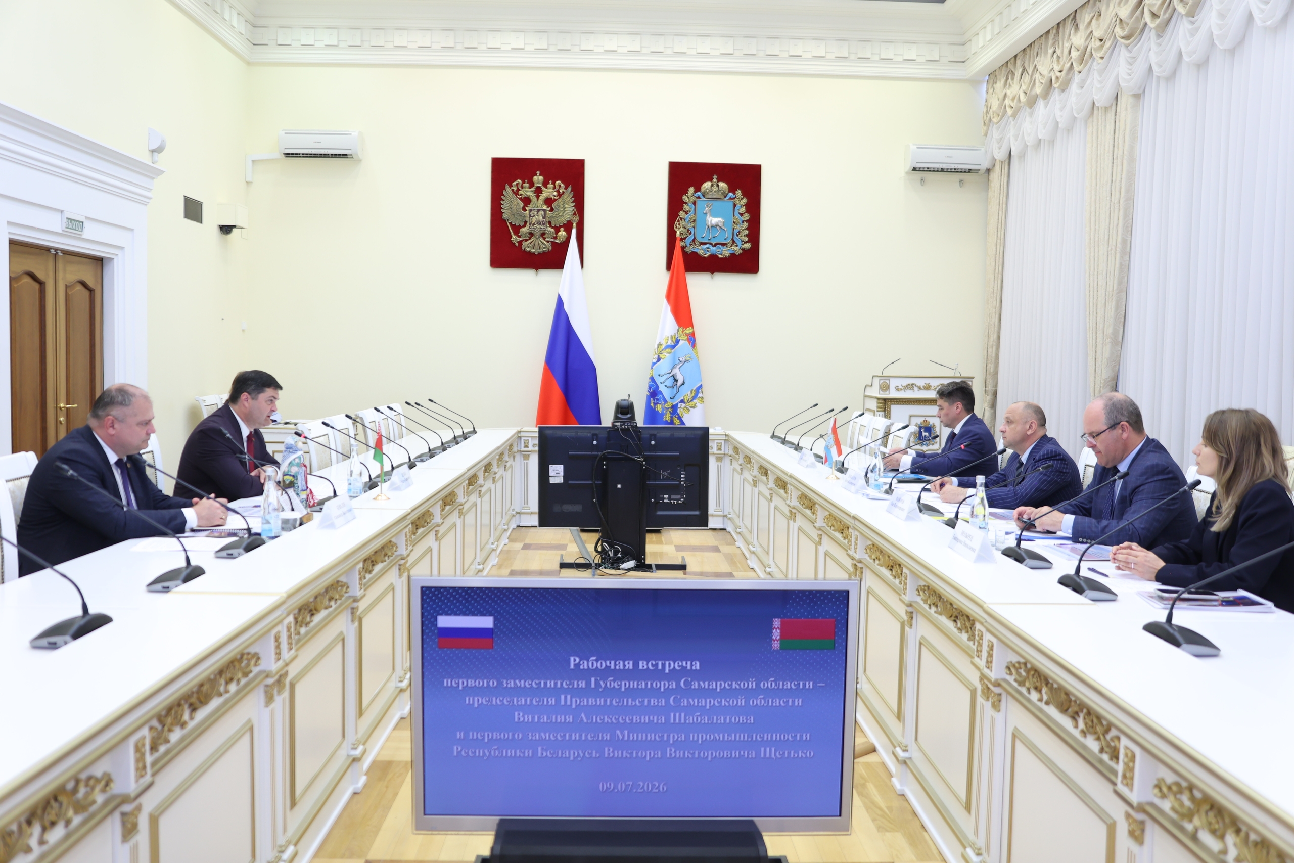 Виталий Шабалатов провел рабочую встречу с Виктором Щетько