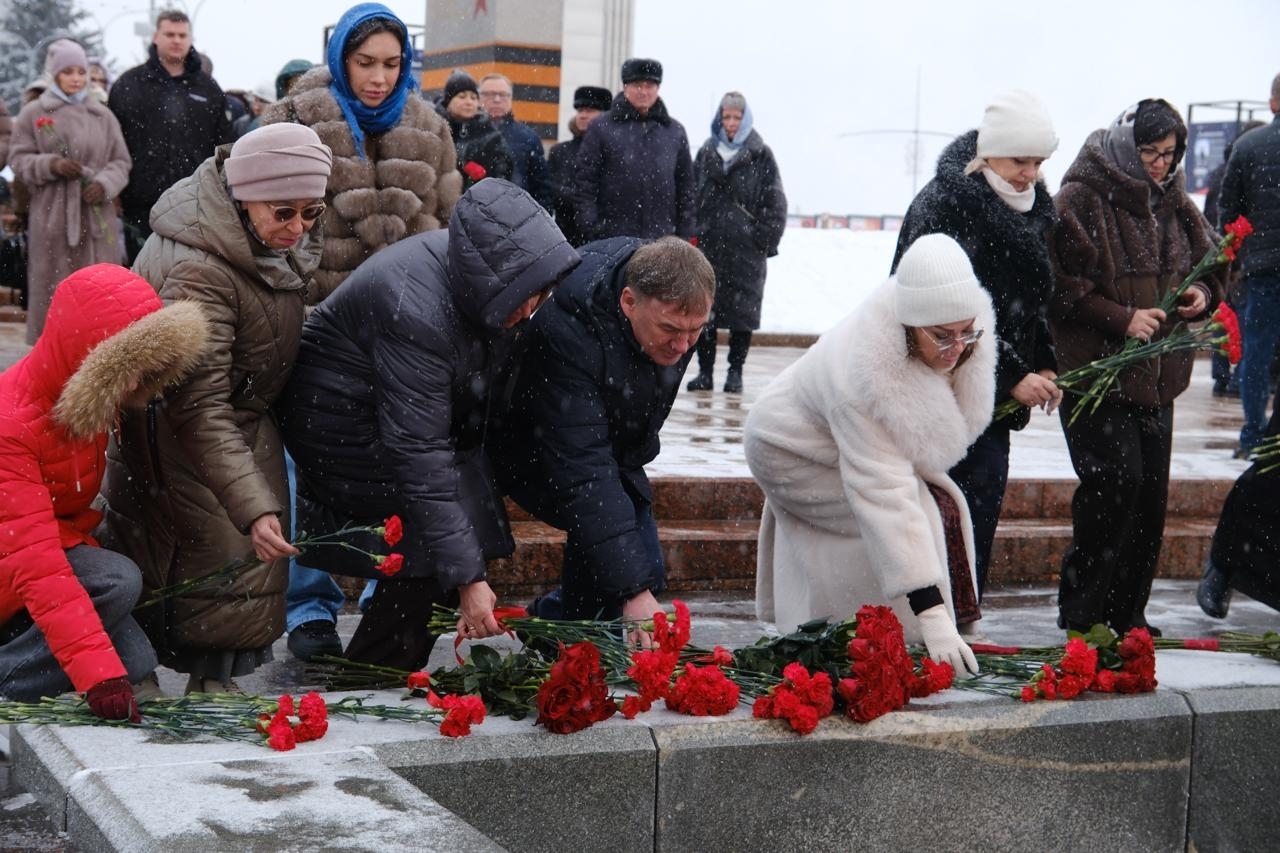 В Самаре почтили память участников СВО, погибших в Макеевке