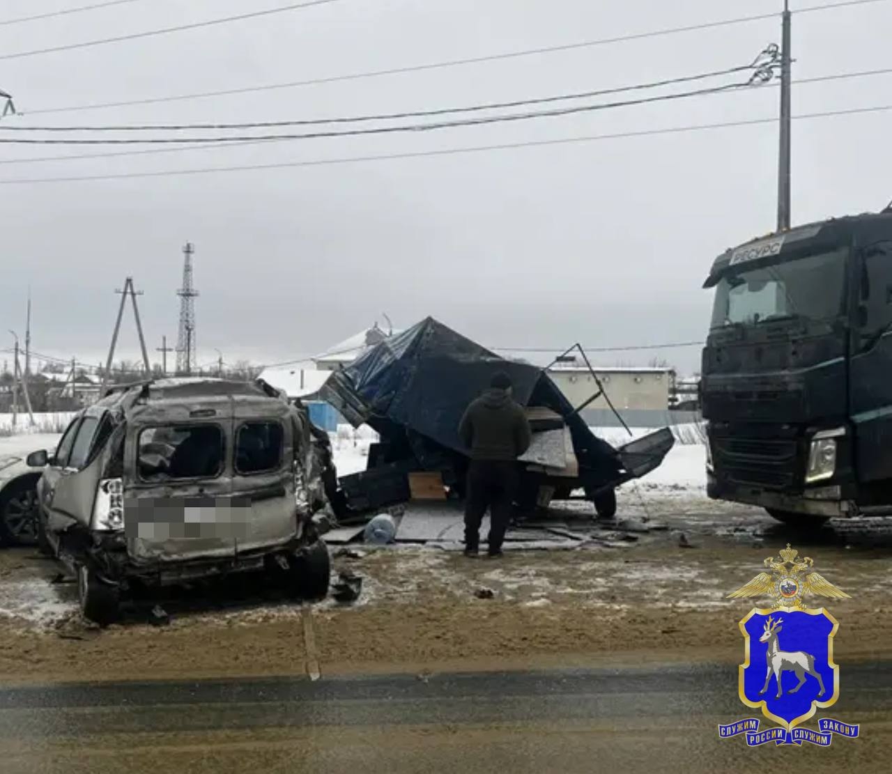 В Сызрани на трассе водитель фуры спровоцировал массовую аварию