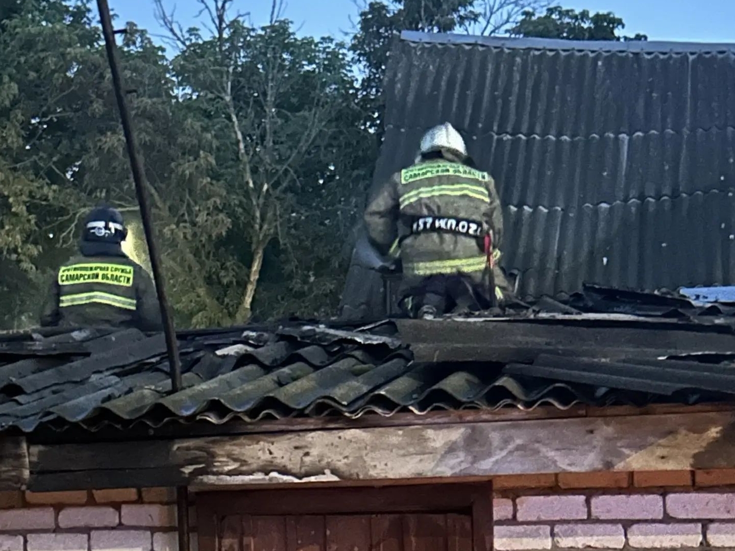 В центре села Богатое полыхали сараи на 150 "квадратах"