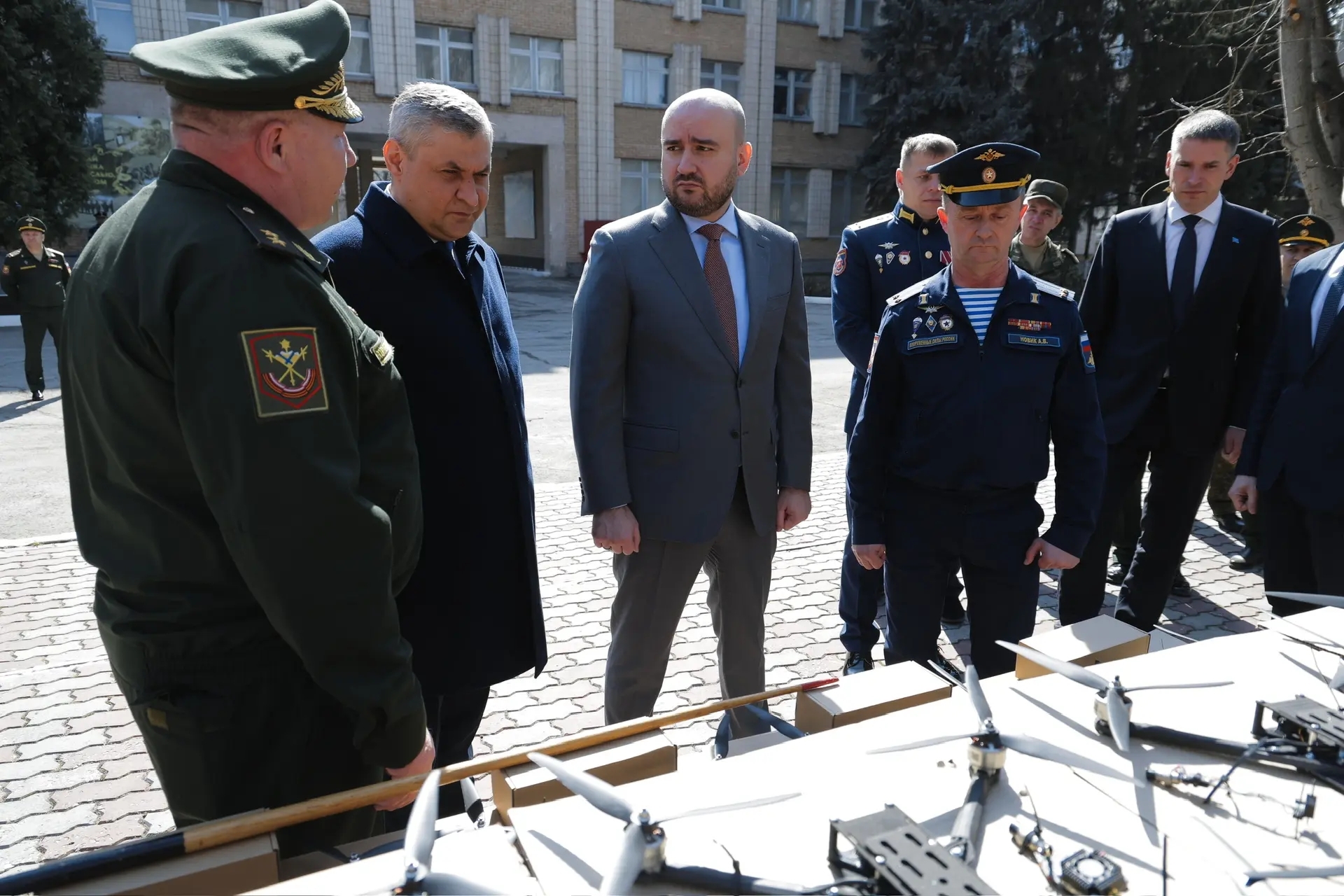 Вячеслав Федорищев и Андрей Колотовкин передали дроны для военных