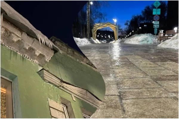 Самарцы пожаловались на крыши с сосульками и скользкий бульвар на Чернореченской 